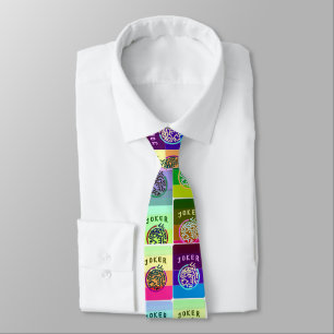 Mah Jongg Coloured Joker Necktie