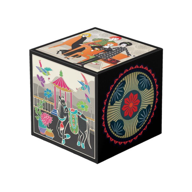 Mah Jongg Cube (Front Angled)