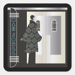 Mah Jongg Deco Miami Stickers