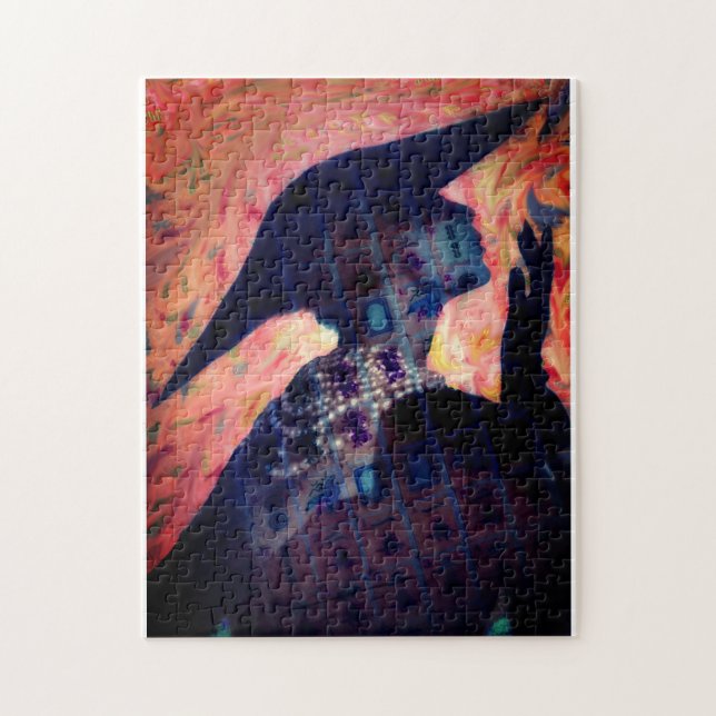 Mah Jongg Diva Fashion Lady Puzzle (Vertical)