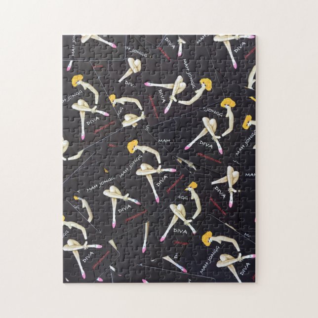 Mah Jongg Diva Puzzle (Vertical)