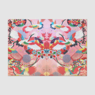 Mah Jongg Egrets in Paradise Tissue Paper