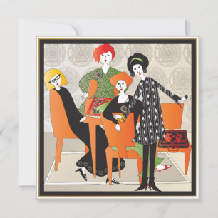 Mah Jongg Game Carte Plat