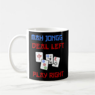 Mah Jongg Game Deal Left Play Right Chinese Jewish Coffee Mug