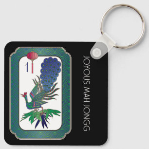 Mah Jongg Holiday Keychain