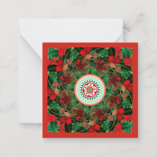 Mah Jongg Holly Small Card