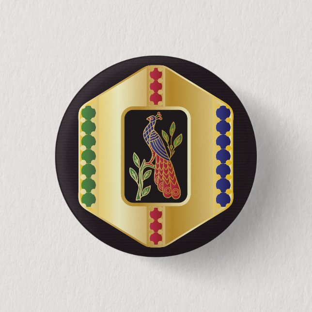 Mah Jongg Jewellery Button (Front)