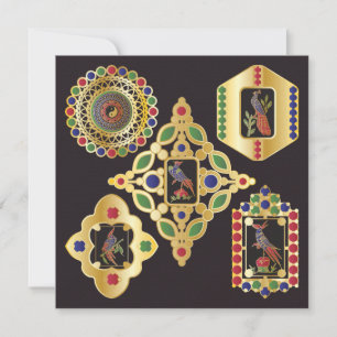 Mah Jongg Jewellery Flat Card