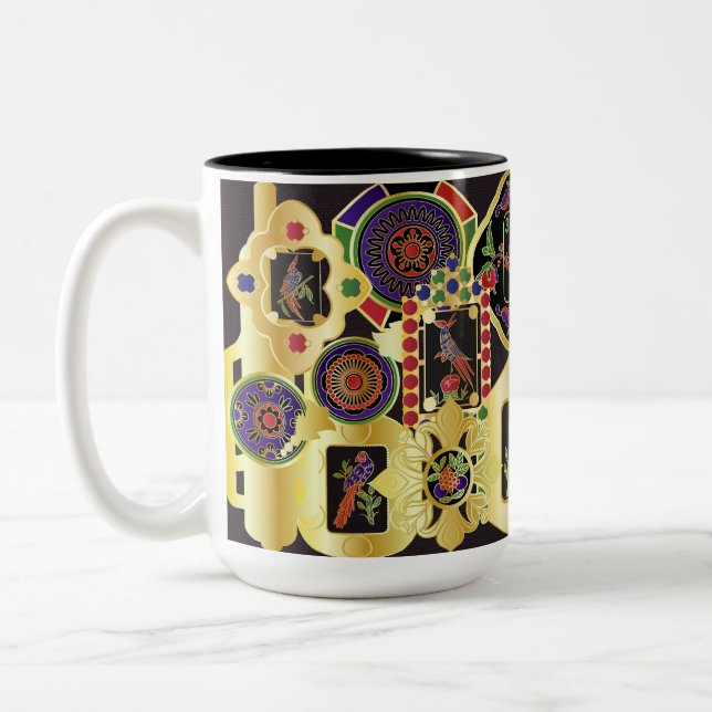 Mah Jongg Jewellery Mug (Left)