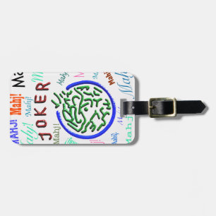 Mah Jongg Joker Luggage Tag