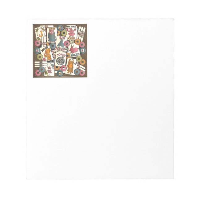 Mah Jongg Jokers Notepad (Front)