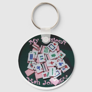 mah jongg key chain