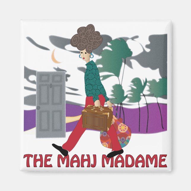 Mah Jongg Le Mahj Madame Magnet (Devant)