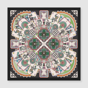 Mah Jongg Limerick Kong Magnet Card