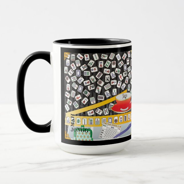 Mah Jongg Limerick Mahj Mug (Gauche)