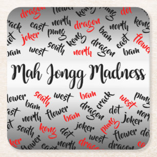 Mah Jongg Madness Coaster