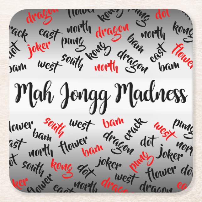 Mah Jongg Madness Coaster (Front)