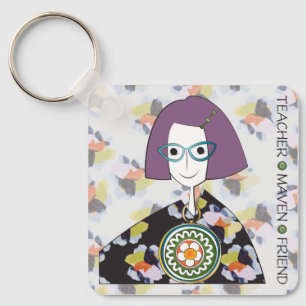 Mah Jongg Maven Keychain