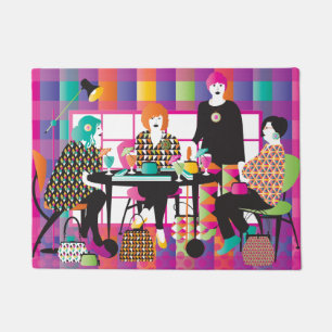 Mah Jongg Memphis Style Doormat