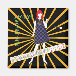 Mah Jongg Mic Drop Magnet