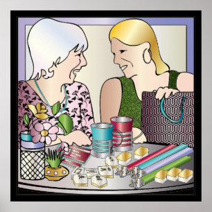 Mah Jongg Mother's Day Poster