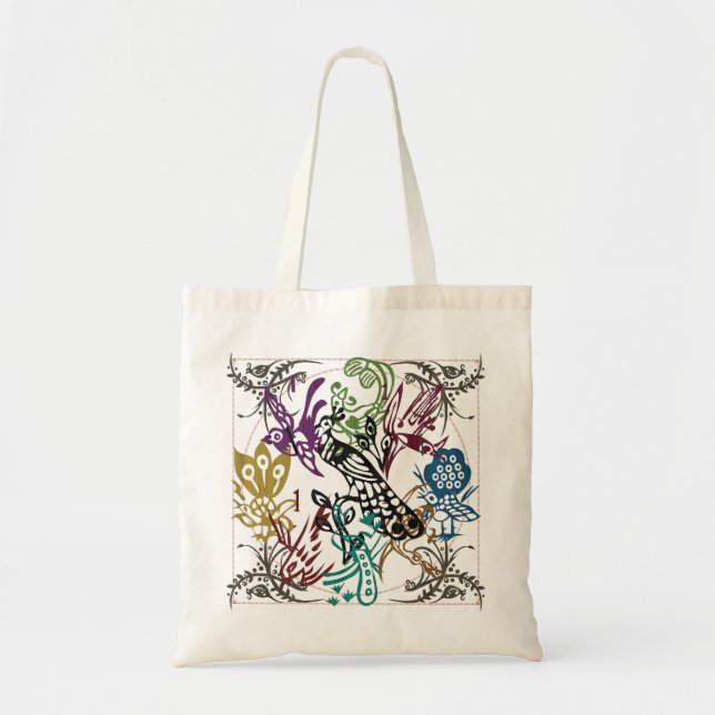 Mah Jongg One Bams Birds Bag (Front)