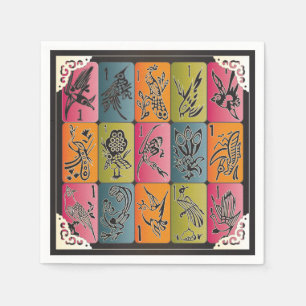 Mah Jongg One Bams Napkin