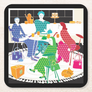 Mah Jongg Polka-Dots Coasters