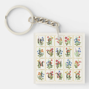 Mah Jongg Porte - clé d'amour