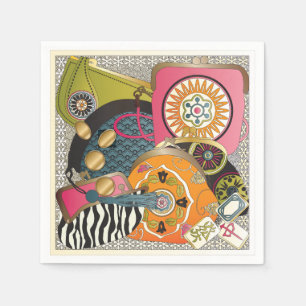 Mah Jongg Purses Napkin