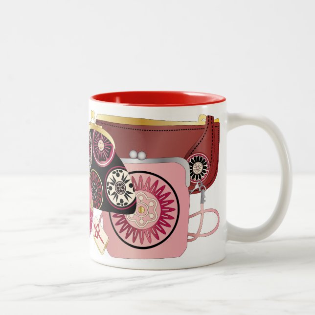 Mah Jongg Purses Red Mug (Right)