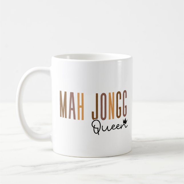 Mah Jongg Queen Coffee Mug (Left)