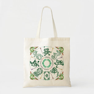 Mah Jongg Sac Dragon Vert