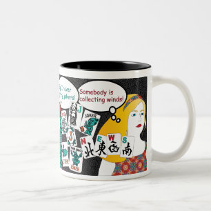 Mah Jongg Sayings Jokers, Flowers, Winds MUG