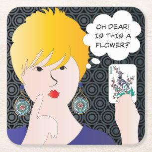 Mah Jongg Sayings One Bam Coaster