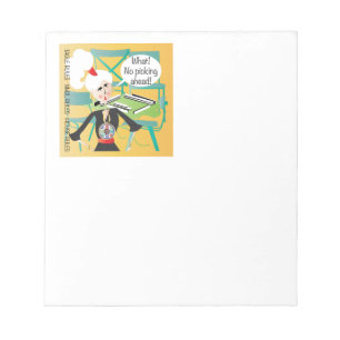 Mah Jongg Sayings Picking Ahead Notepad