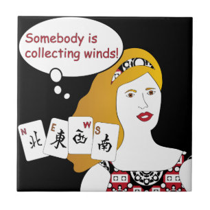 Mah Jongg Sayings Winds Tile