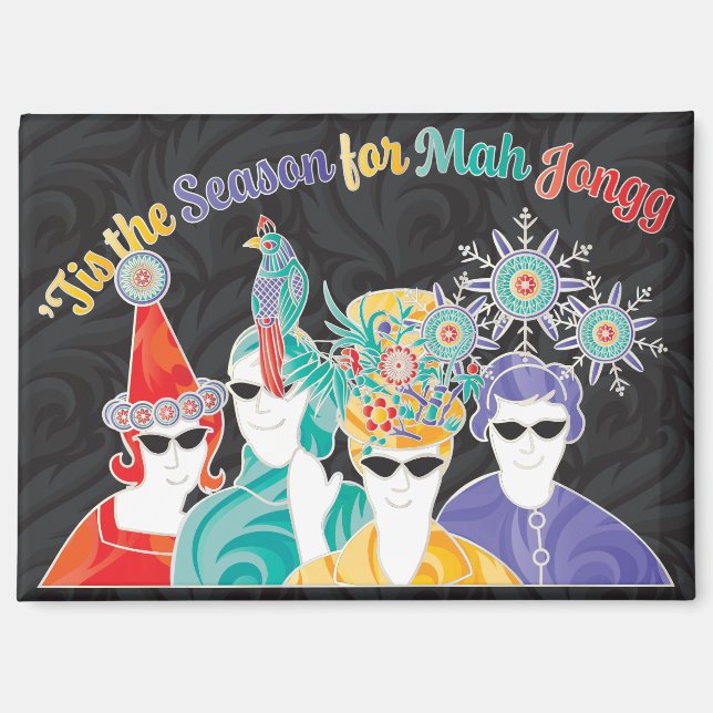 Mah Jongg Season Magnet (Front)