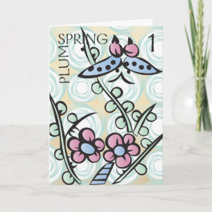Mah Jongg Seasons Spring Card