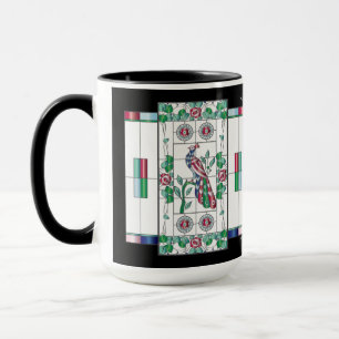 Mah Jongg Stained Glass Mug