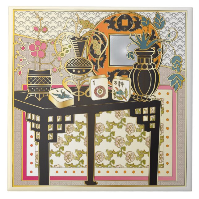 Mah Jongg Table Tile (Front)