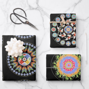 Mah Jongg Tiles Wrapping Paper Sheet