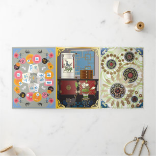 Mah Jongg Triple Card
