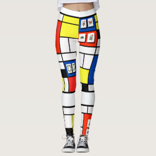 Mah Jonng-Mondrian Leggings
