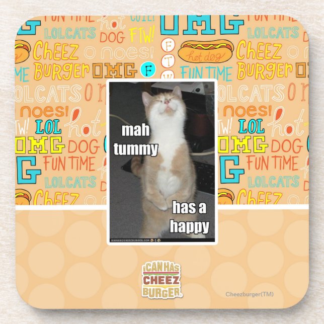 Mah tummy has a happy coaster (Front)
