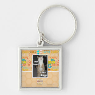 Mah tummy has a happy keychain