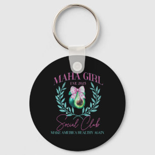 Maha Girl Social Club Trump Kennedy Make America H Keychain