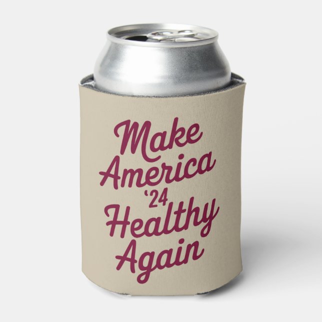 MAHA Make America Healthy Again Patriotic Can Cooler (Can Front)