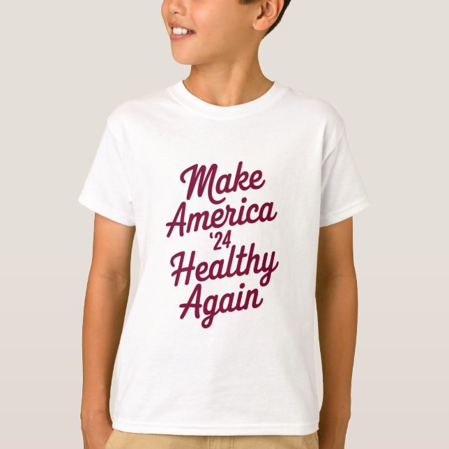 MAHA Make America Healthy Again Patriotic T-Shirt (Front)