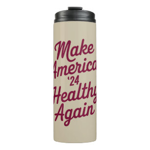 MAHA Make America Healthy Again Patriotic Thermal Tumbler